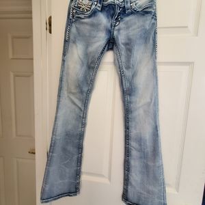 Rock Revival, Raven, boot cut light wash, EUC, size 24 x 31